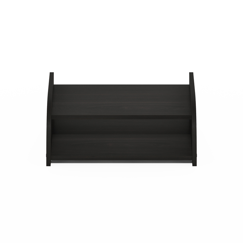 Pemberly Row Contemporary 2-Tier Desk Top Organizer in Espresso