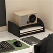 Pemberly Row Contemporary 2-Tier Desk Top Organizer in Espresso