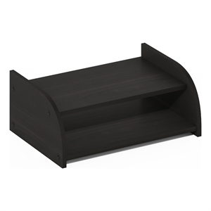 Pemberly Row Contemporary 2-Tier Desk Top Organizer in Espresso