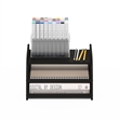 Pemberly Row Contemporary 3-Tier Desk Top Organizer in Espresso