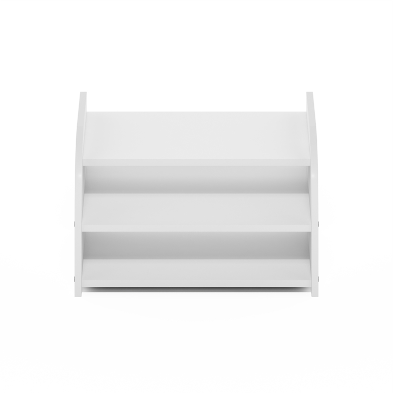 Pemberly Row Contemporary 3-Tier Desk Top Organizer in White