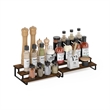 Pemberly Row 3-Tier Nestable Spice Rack Organizer in Set of 2 Amber Pine
