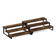 Pemberly Row 3-Tier Nestable Spice Rack Organizer in Set of 2 Amber Pine