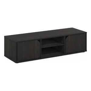 Pemberly Row Classic TV Stand for TV up to 55-inch in Espresso
