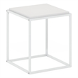 Pemberly Row Modern Stackable Shelf in 1-Tier in Solid White