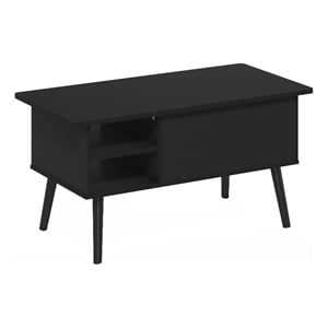 Pemberly Row Wood Leg Lift Top Coffee Table With Hidden Americano