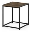 Pemberly Row Contemporary Engineered Wood Living End Table in Columbia Walnut