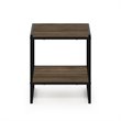 Pemberly Row Engineered Wood Living 2-Tier End Table in Columbia Walnut