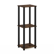 Pemberly Row End Table in Small in Set of 2 in Amber Pine/Black