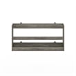 Pemberly Row Multipurpose Wall Mounting Storage Shelf in French Oak