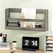 Pemberly Row Multipurpose Wall Mounting Storage Shelf in French Oak