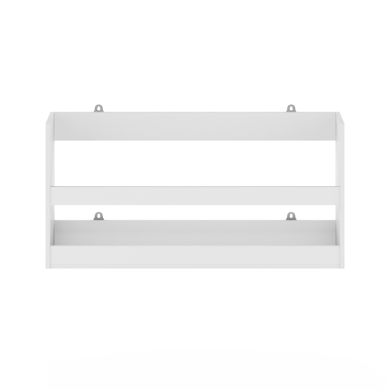 Pemberly Row Multipurpose Wall Mounting Storage Shelf in White