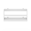 Pemberly Row Multipurpose Wall Mounting Storage Shelf in White