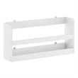 Pemberly Row Multipurpose Wall Mounting Storage Shelf in White