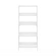 Pemberly Row Contemporary Bookcase Display Shelf in 5-Tier in White