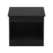 Pemberly Row Contemporary Top Opening Litter Box Enclosure in Americano