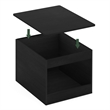 Pemberly Row Contemporary Top Opening Litter Box Enclosure in Americano