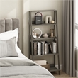 Pemberly Row Contemporary 5-Tier Bookcase Display Shelf in French Oak