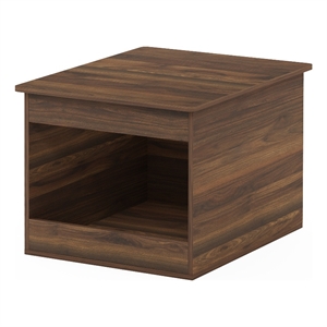 Pemberly Row Top Opening Litter Box Enclosure in Columbia Walnut