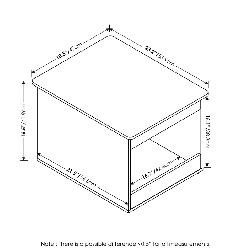 Pemberly Row Top Opening Litter Box Enclosure in Solid White