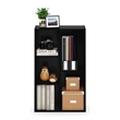 Pemberly Row 5-Cube No Tool Assembly Open Shelf in Blackwood