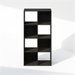 Pemberly Row Cubic Storage Cabinet in Bookcase in Bookshelf in 8-Cube Espresso