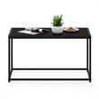 Pemberly Row Engineered Wood Living Coffee Table in Americano Black