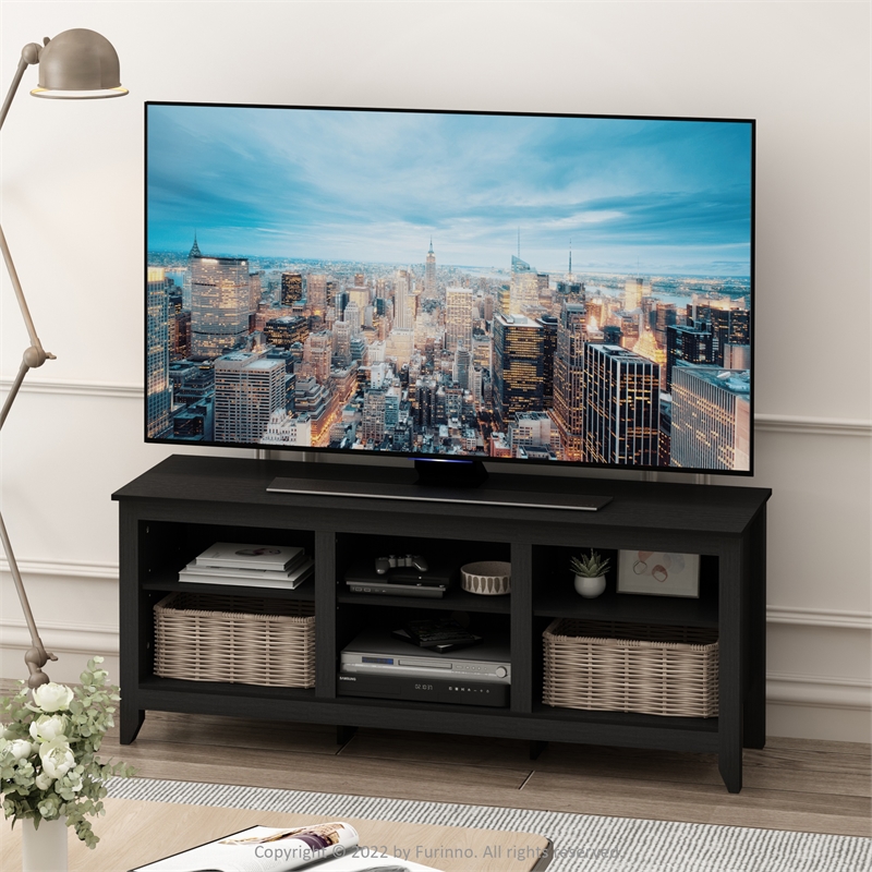 Pemberly Row TV Entertainment Center for TV up to 65-inch in Americano