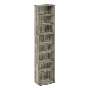 Pemberly Row Space Saving Multimedia Storage Tower in French Oak