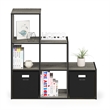 Pemberly Row Cubic Storage Cabinet in 3-2-1 in French Oak/Black