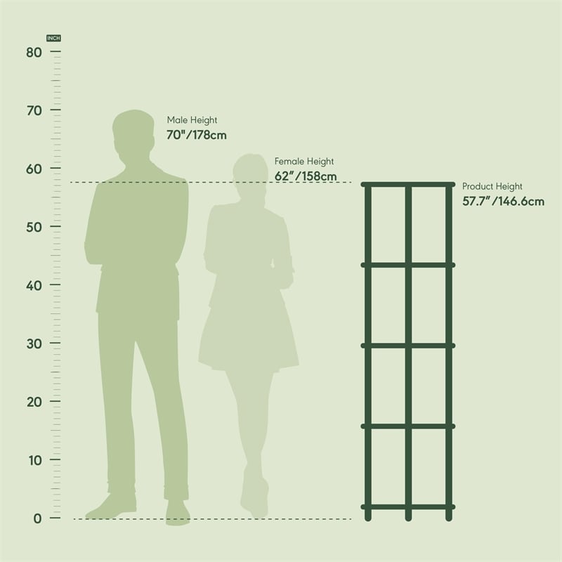 Pemberly Row 5-Tier Corner Display Rack Multipurpose Shelving (Set of 2)
