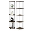 Pemberly Row 5-Tier Corner Display Rack Multipurpose Shelving (Set of 2)