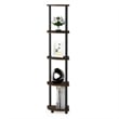 Pemberly Row 5-Tier Corner Display Rack Multipurpose Shelving (Set of 2)
