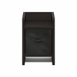 Pemberly Row End Table in Side Table with Storage Bins in Dark Oak