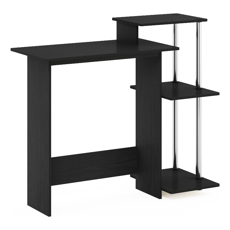 Pemberly Row Laptop/Notebook/Computer Desk in Stainless Steel Tubes