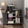 Pemberly Row Turn-N-Tube Engineered Wood 6-Tier Accent Display Rack in Oak Gray