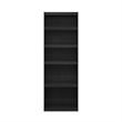 Pemberly Row Contemporary 5-Tier Shelf Bookcase in Blackwood
