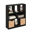 Pemberly Row 8-Cube Horizontal Storage Bookcase/Bookshelf Espresso