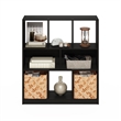 Pemberly Row 8-Cube Horizontal Storage Bookcase/Bookshelf Espresso
