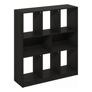 Pemberly Row 8-Cube Horizontal Storage Bookcase/Bookshelf Espresso