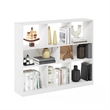 Pemberly Row 8-Cube 3-Tier Bookshelf Organizer 47 Width in White