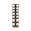 Pemberly Row 8-Tier Vertical Free Standing Shoe Tower in Shoe Rack Amber Pine