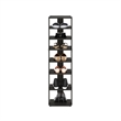 Pemberly Row 8-Tier Vertical Free Standing Shoe Tower in Shoe Rack Espresso