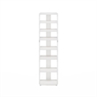 Pemberly Row 8-Tier Vertical Free Standing Shoe Tower in Shoe Rack for White