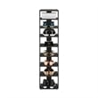 Pemberly Row 9-Tier Vertical Free Standing Shoe Tower in Shoe Rack Espresso