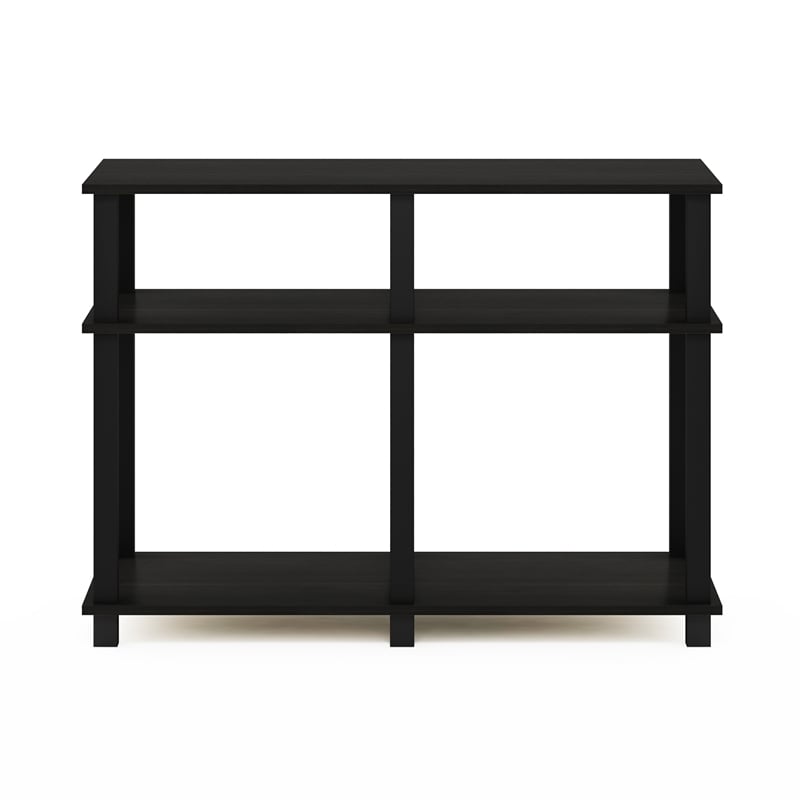 Pemberly Row Turn-N-Tube TV Stand for TV up to 40-inch in Espresso/Black