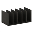 Pemberly Row Office Supplies Desktop Bookshelf Storage in Espresso