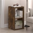 Pemberly Row Open Back Decorative Cube Storage Organizer in 2-Cube Amber Pine