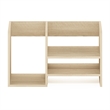 Pemberly Row Wood Desktop Book and Home Office Supplies Storage in Bauhaus Oak