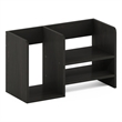 Pemberly Row Wood Desktop Book and Home Office Supplies Storage in Espresso